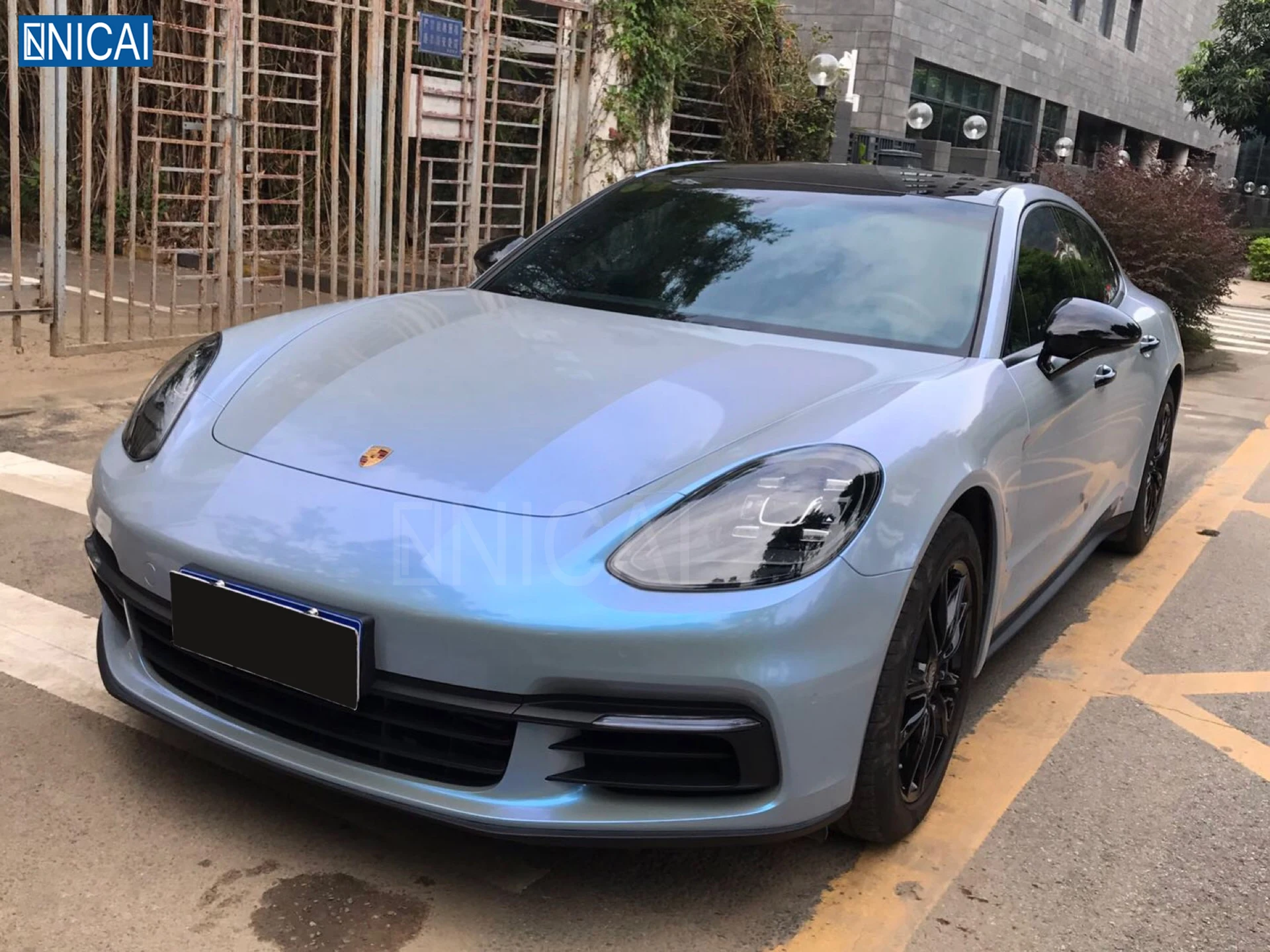 NICAI Premium Car Wrap Vinyl  Self Adhesive Vinyl Film Candy Purple Color Change Vinyl Stickers Car Wrapping Film