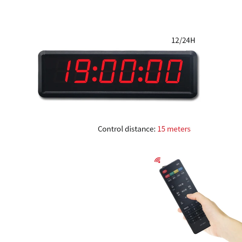 YIZHI Red Green Digit Digital LED Clock OEM NTP/GPS/wifi/POE Synchronized Master Sync Countdown Count Up  Clock System