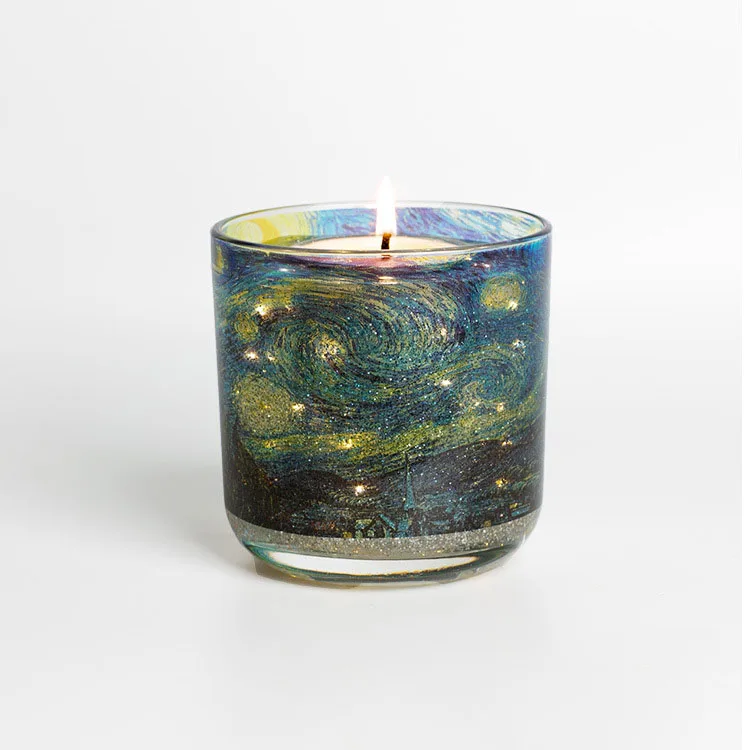 Custom Luxury LED Essential Oil Scented Soy Wax Candles Home Fragrance Decor Glass Jar Gift Customizable Home Decorative Item