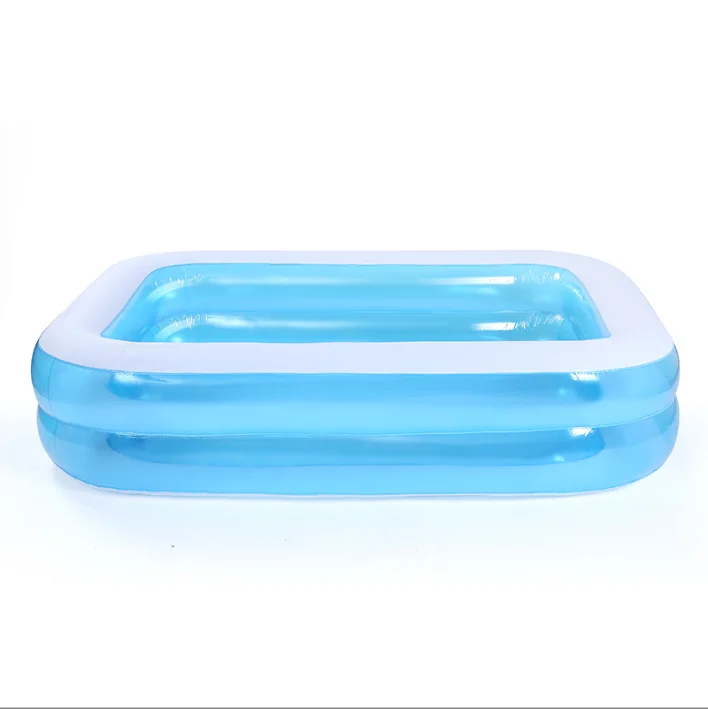 Factory Wholesale High Quality Family Use Outdoor Above Ground Garden Pool Multiple Size Rectangle PVC Inflatable Swimming Pool