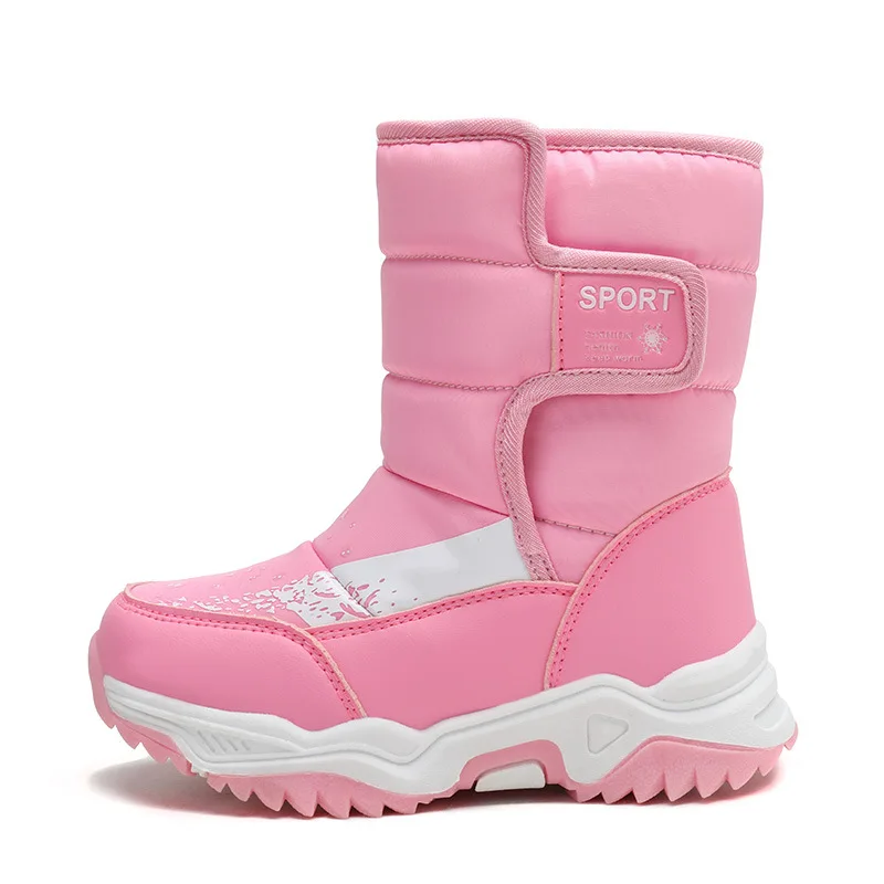 2021 New Hot Sale Pink Snow Boots For Girls And Anti Slip Outsole Kids Baby