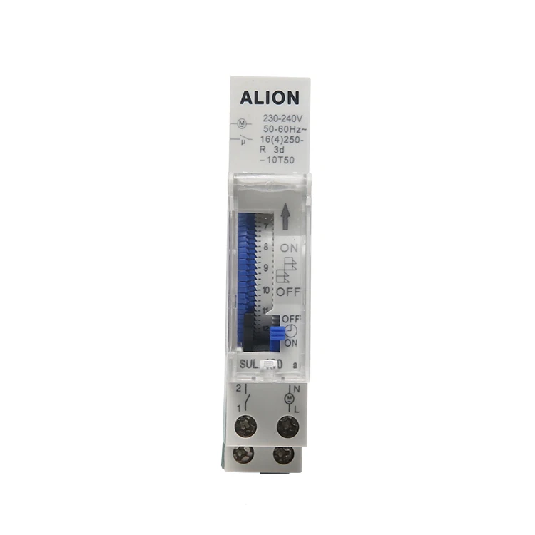 ALION SUL180a 220V-240V AC 50-60Hz 24H DIN Rail Analog Timer Switch