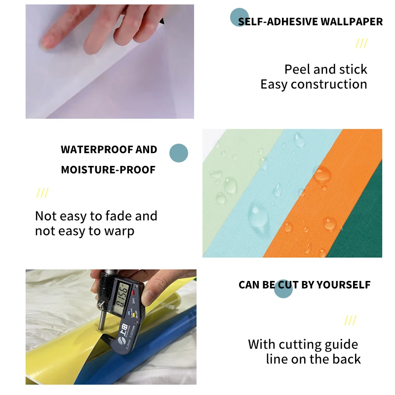 Lonmay Mono Color pvc membrane foil Vacuum Pressing decorative films pvc film for furniture