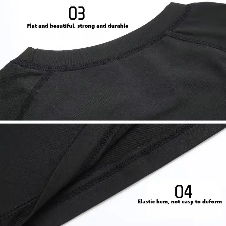 Compressie Shirts Fitness Workout T-Shirt Cool Underwear Baselayer Short Sleeve Basketball Sport Shirts