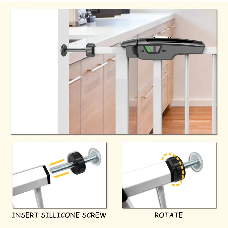 Prodigy SG002 EN1930 ASTM approved Indoor security gates,baby safety barrier safety gate , metal baby gate for children