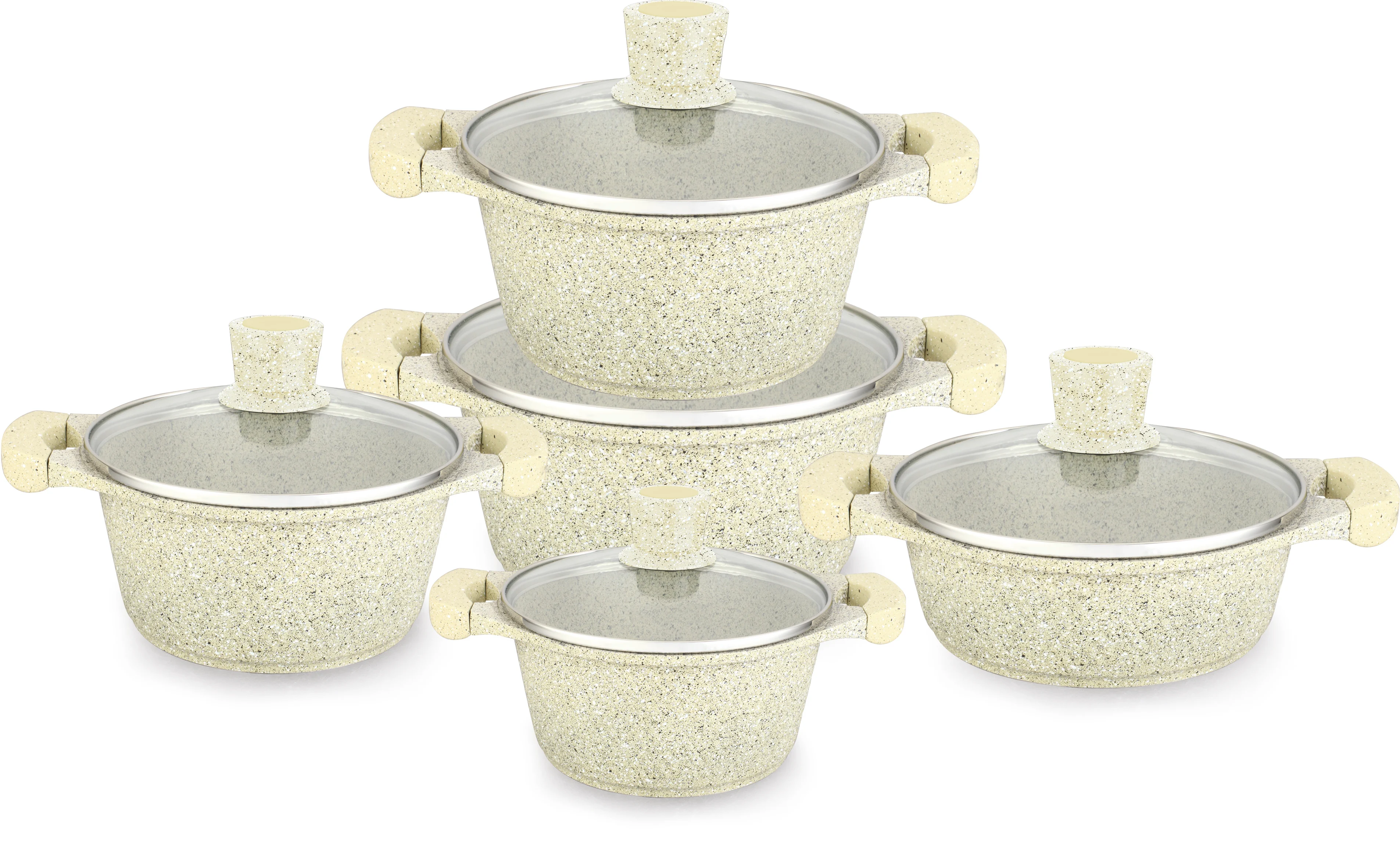 Wholesale high quality cookware non stick cookware sets kitchen household utensils cookware parts Die Cast Aluminum cooking pot