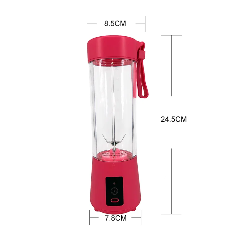  TYPE-C 380ML Usb перезаряжаемая мини-соковыжималка Портативный