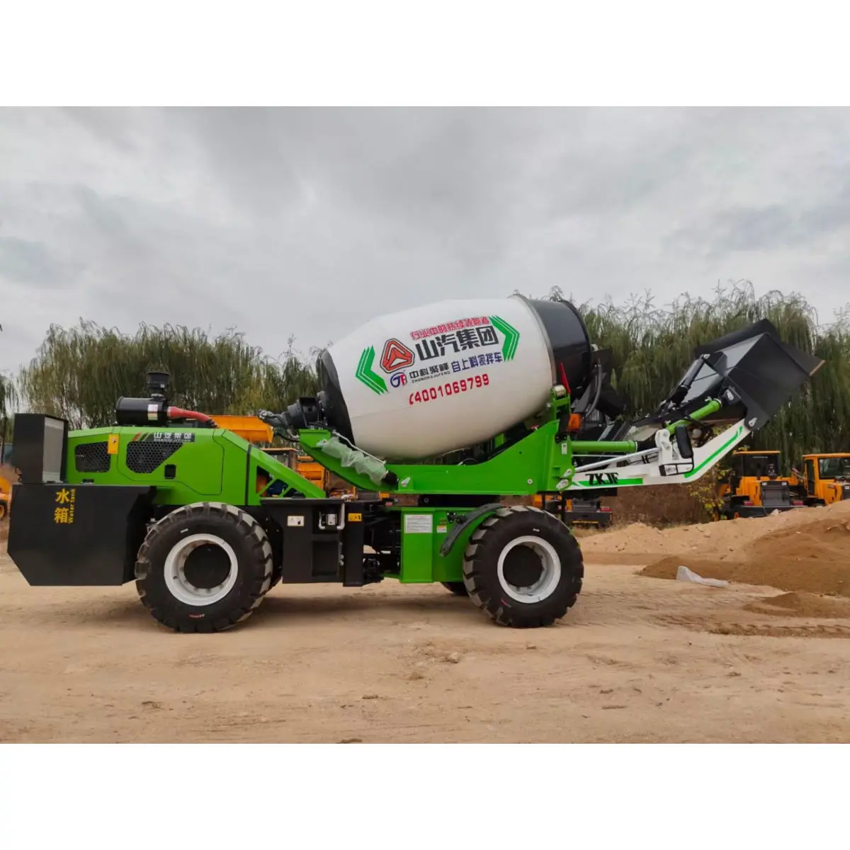 Good Quality Concrete Mixer Truck Drum Transfer Cement Mixing Tank Trailer Price