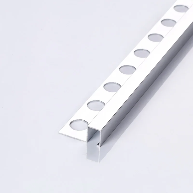 DECORTRIM Ceramic Border Square Shape Edge Corner Tile Trim Aluminium Edge Metal Aluminum Alloy Edge Tile Trim Profile