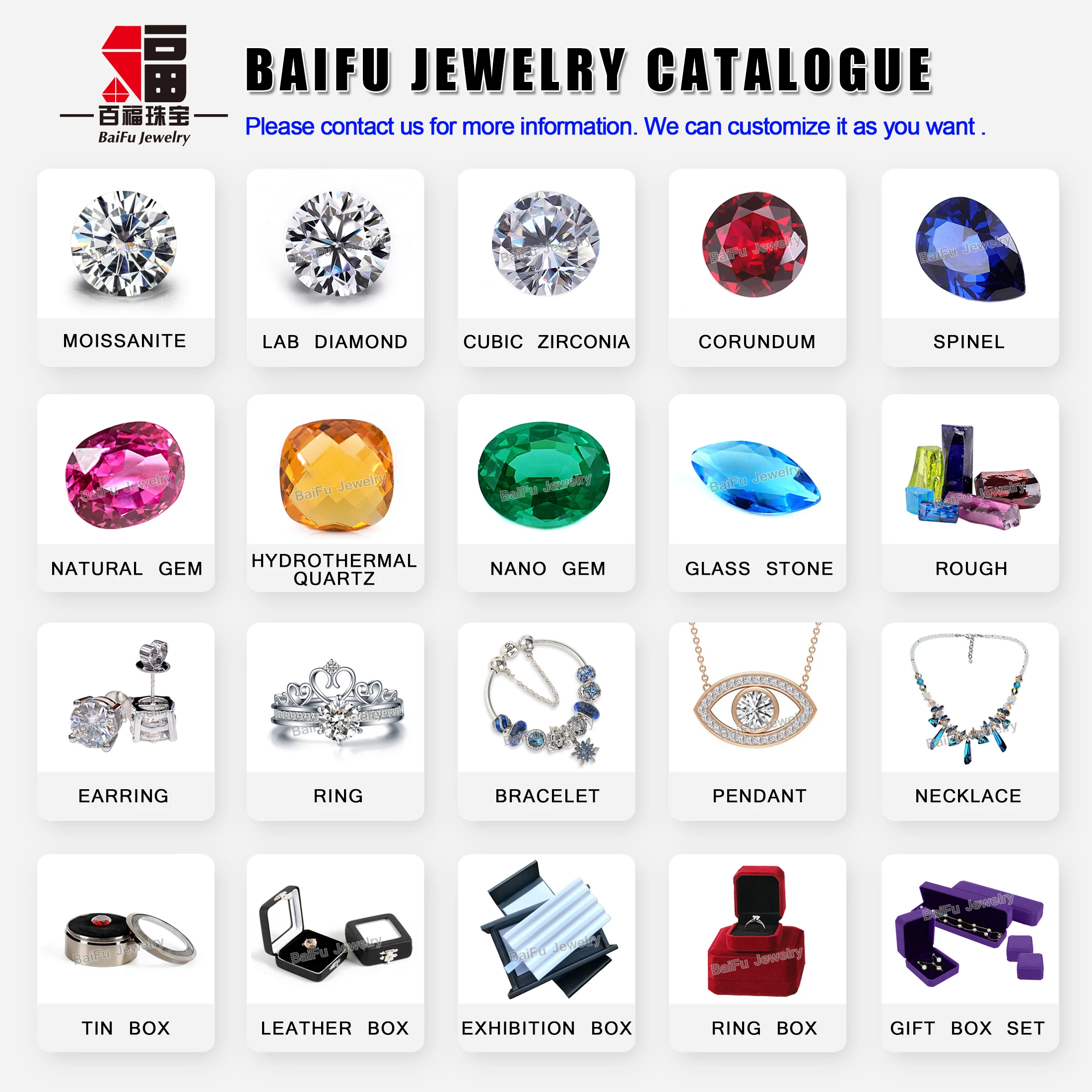 BaiFu Jewelry hot sale top quality 8mm round green emerald cz stones