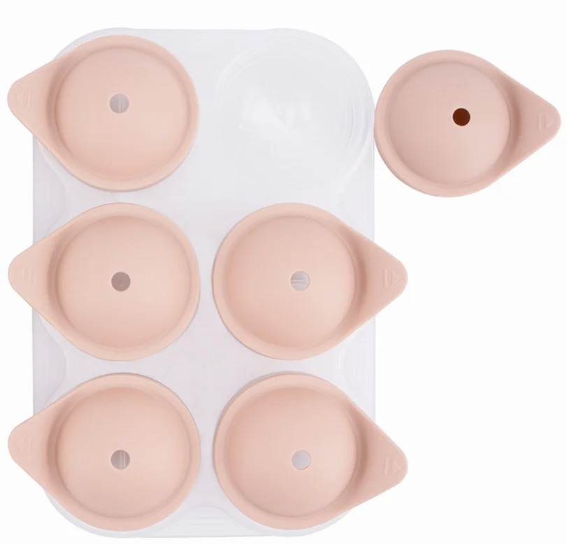 Nordic Style Food Grade Ice Cube Tray Summer Chocolate Candy Fudge Fruit Snack Jelly Silicone Mold Ice Cube Mold