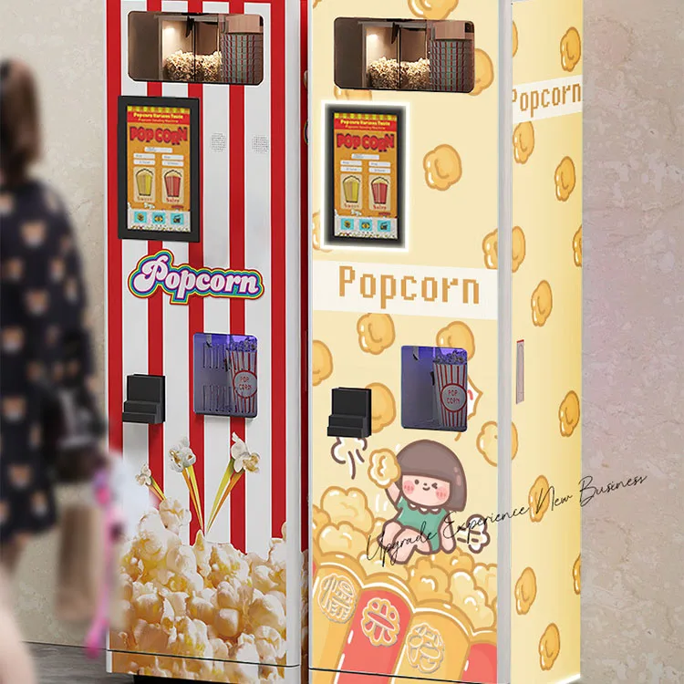 Explosive Products Large Capacity Automatic Industrial Commercial Ball Shape Popcorn Vending Machine