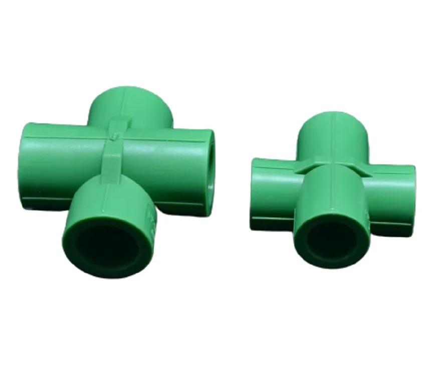 PPR cross fitting  Equal cross fitting replaced bend fitting functionality ppr fitting China factory direct sell