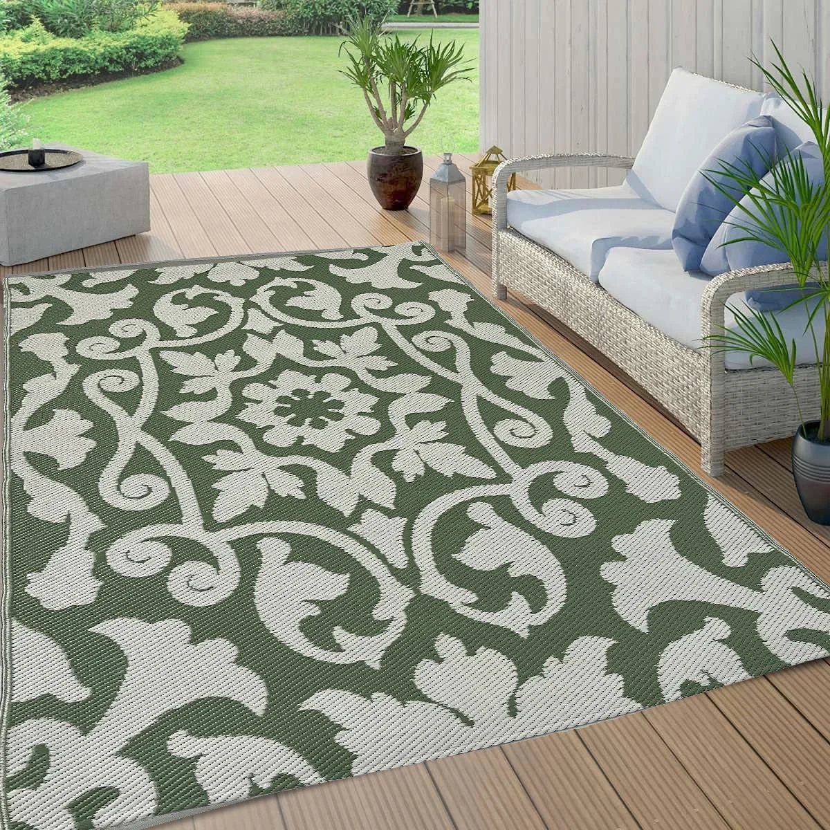 Outdoor tent picnic grass mat 100% pp mat waterproof mat