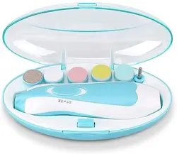 2022 amazon nail cutter kit clipper set file buffer 6 in 1 baby nail trimmer grinder electric baby nail cutter for kids