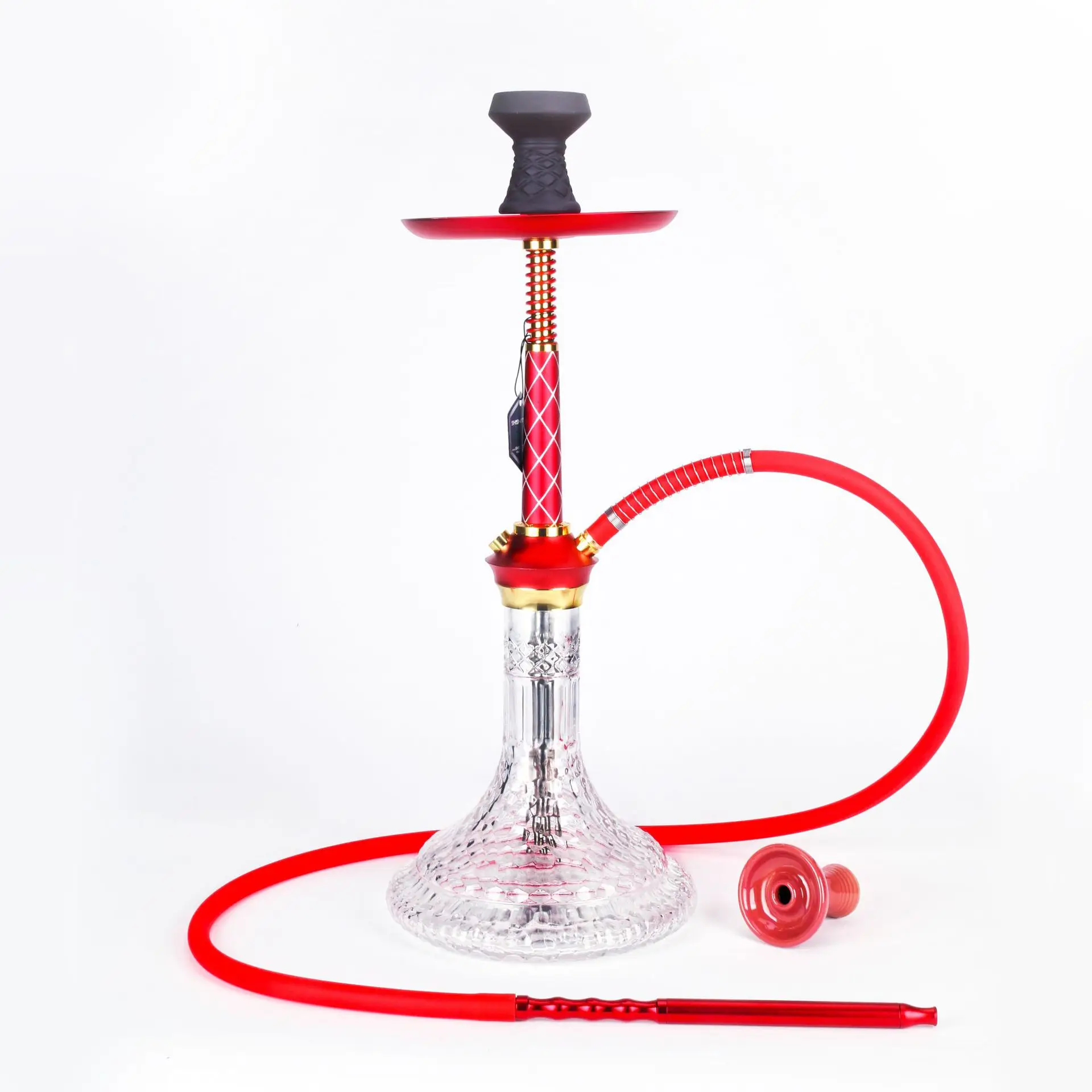 Customize Design Bar Household Portable Shisha Set Aluminum Alloy Hookah Good Quality Arabian Hookah