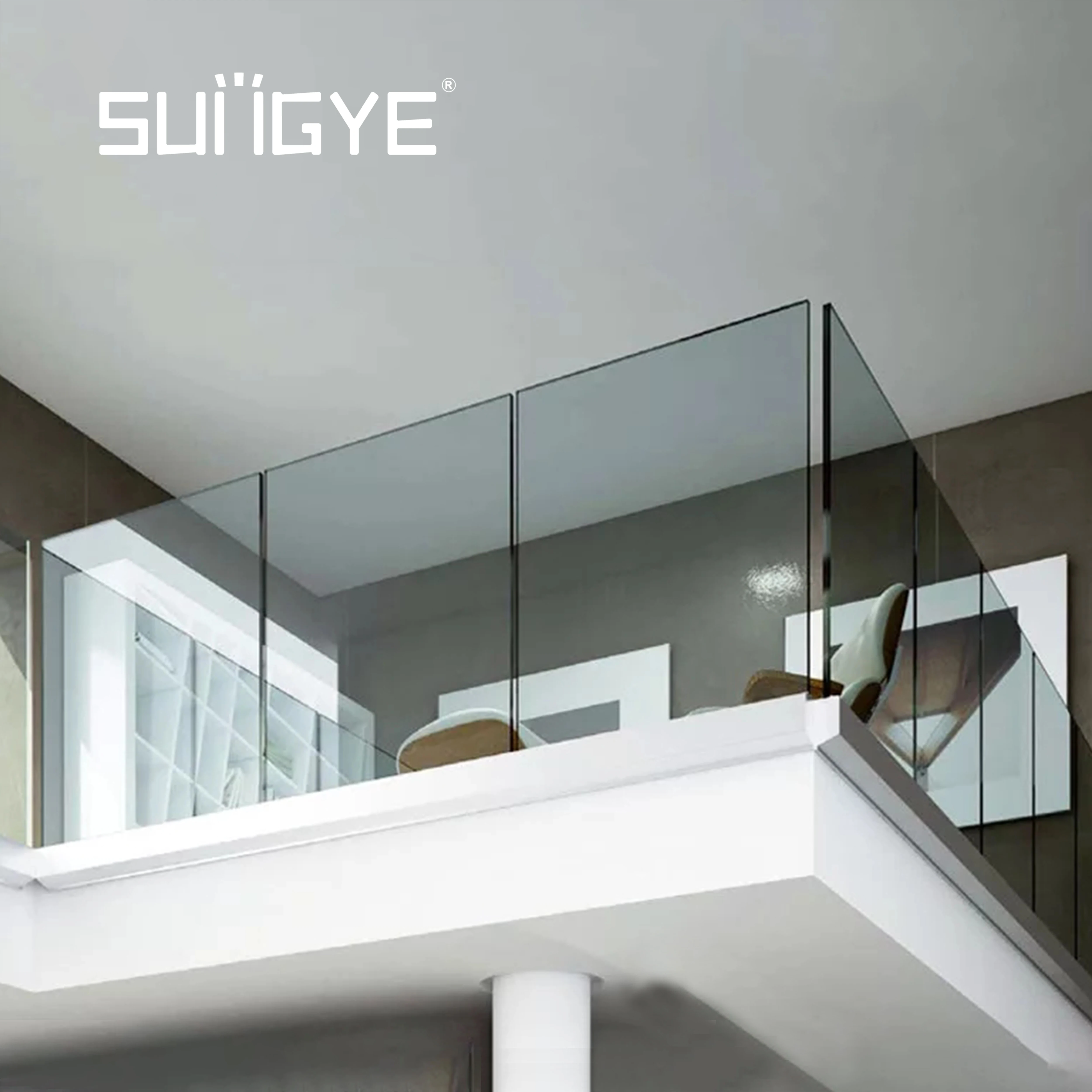 45 degree glass railing wall corner clamp exterior glass top frameless ladder outlet deck decking fence