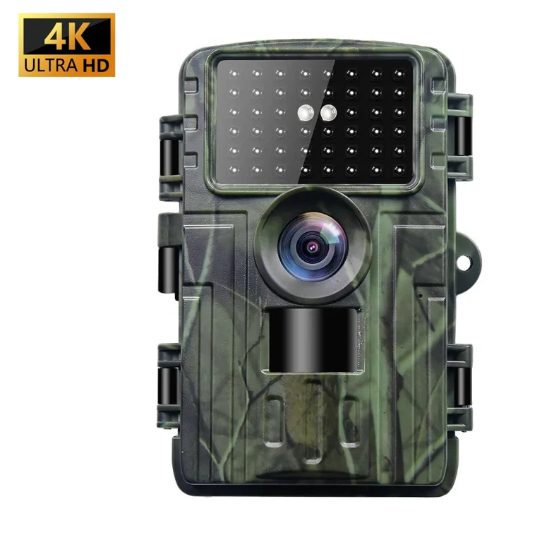4K 60MP WIFI HD Night Vision Wild Game Trail Camera Traps with APP Control 120 Degree Angel lens for Home Security Hunting