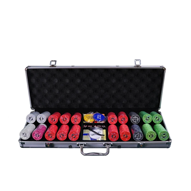 YH Cheap Custom 10g Ceramic Poker Chips 300pcs EPT Chip Sets for Texas