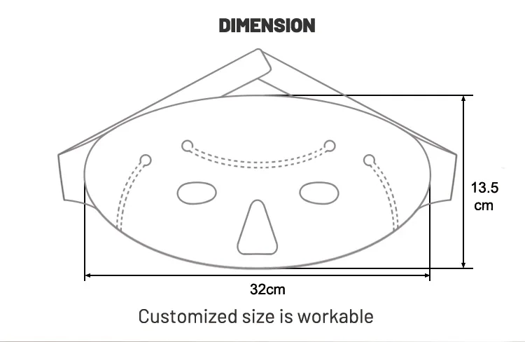 Wellcare face and eye mask for migraine relief puffy eyes rhinitis relief therapy cold compress