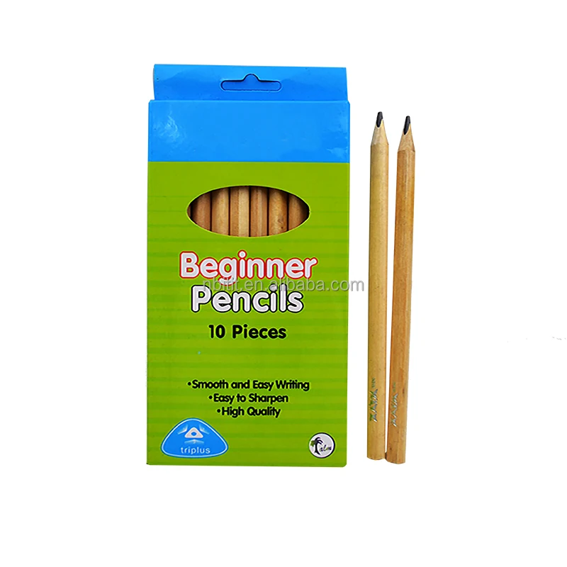 Hot sale non toxic 12pcs high quality cheap price promotion Jumbo triangle color pencil for kids and school