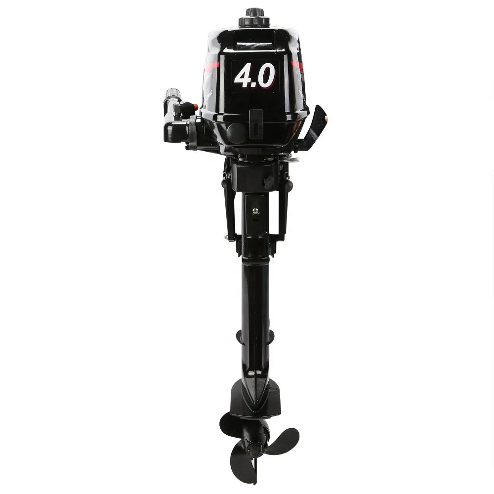 New Water Cooled HANGKAI 4HP 2 Stroke Gasoline Outboard Motor Engine For Inflatable Boat