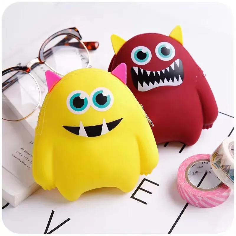 
Silicone pouch zipper wallet case Coin Purse 