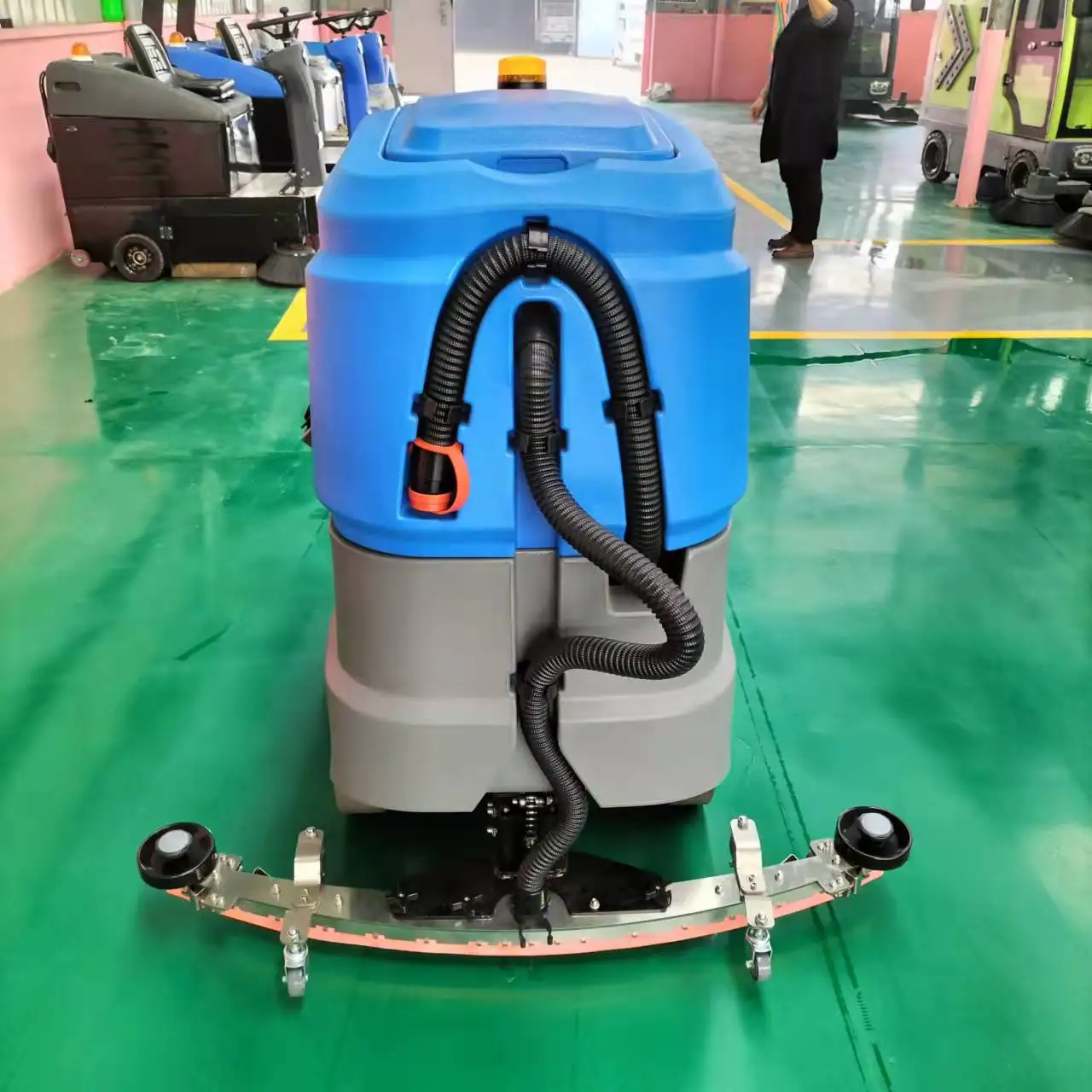 Sell high quality riding floor street cleaning sweeper automatic battery floor washer gym scrubber cleaning trolley