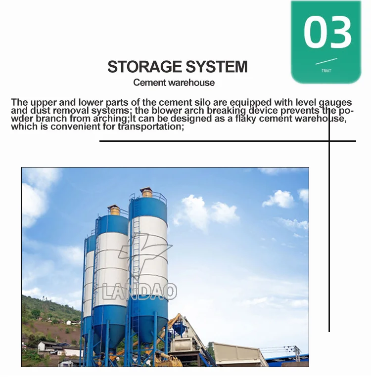 HZS90 Fixed Precast Belt Conveyor Wet Mix Concrete Batching Plant