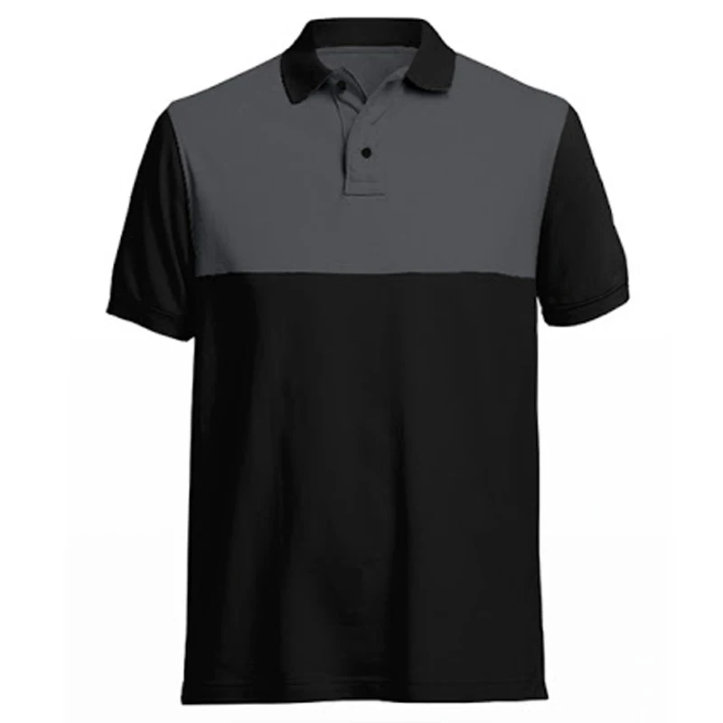 Purple Orange Sky Dark Blue Gray And Black Color Summer Turn-down Striped Collar T Shirt Turn Down Plain Dart Polo Shirts