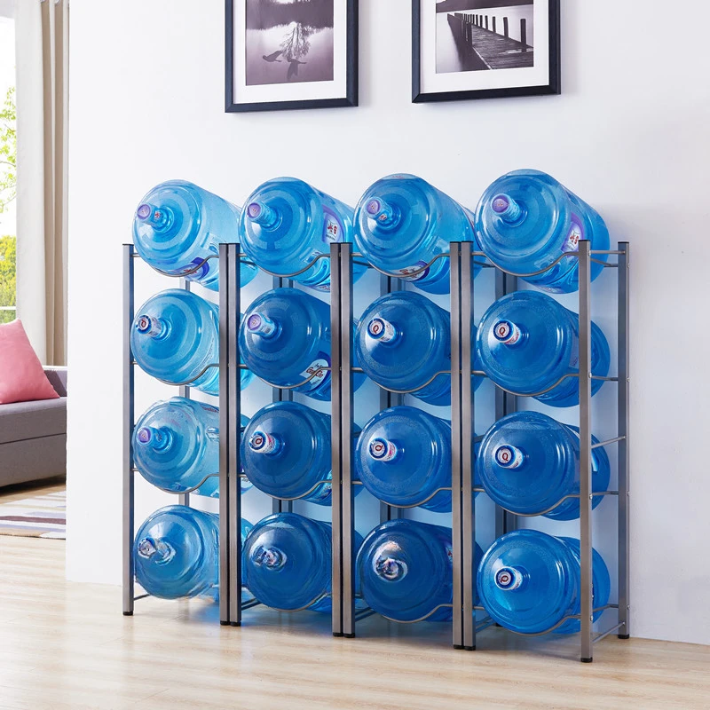 New Arrivals 5 Gallon Water Dispenser Bottle Rack / 4Tier Mineral Water Rack / 20 Liter Bottled Water Storage Rack