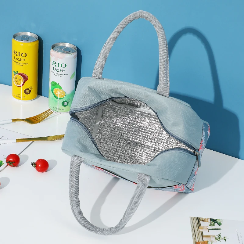 Brivilas fashion unique cartoon design breakfast portable  oxford insulated cooler bags