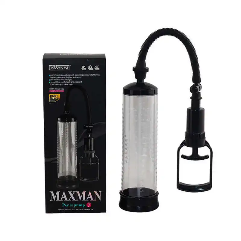 Pennis Pump Vacuum Enlarger Aid Impotence Bigger Longer Thicker Up  dildo enlargement  men sex pump