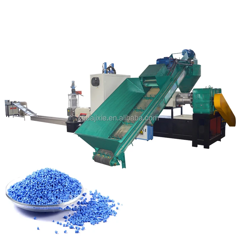 Multi function PP PE plastic product recycling machine Plastic Recycling Extruder Granulating plastic pelletizing machine