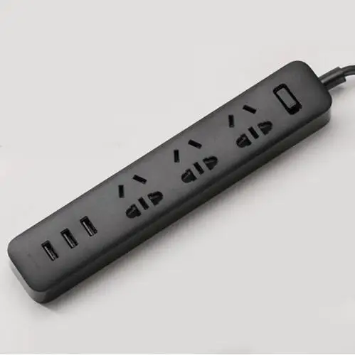 Xiaomi Smart home electronic power board socket fast charging 3 USB + 3 socket standard plug interface expansion plug board