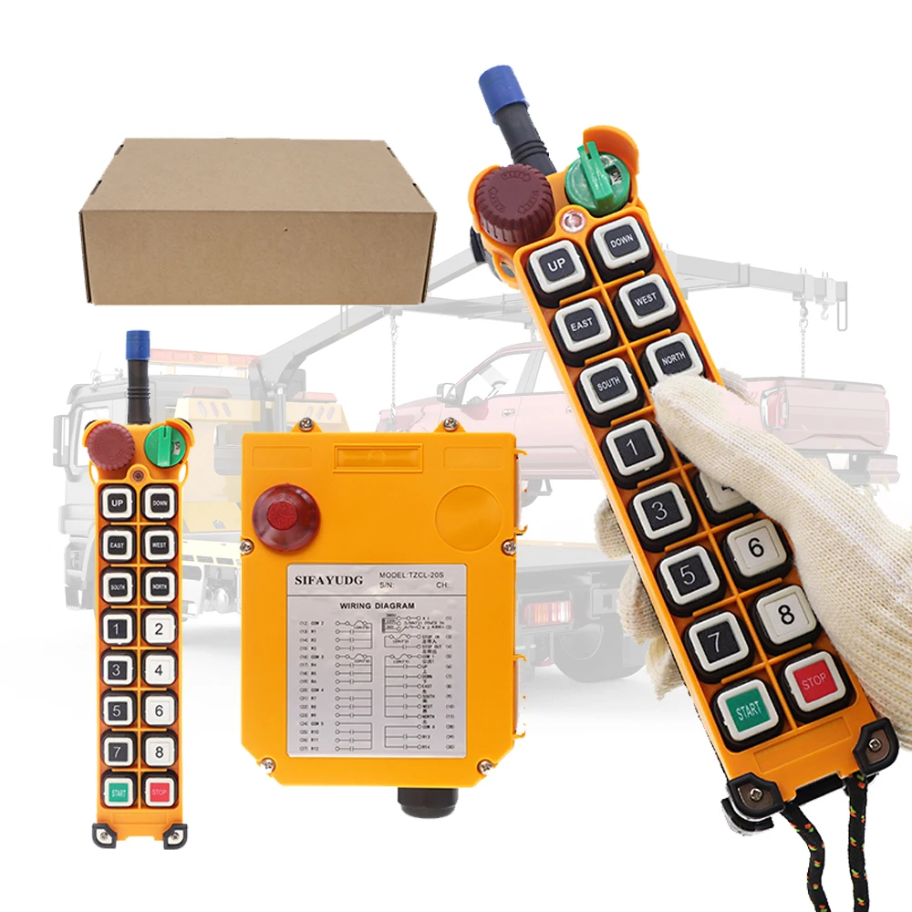 Factory price shell colours can be customised crane remote control