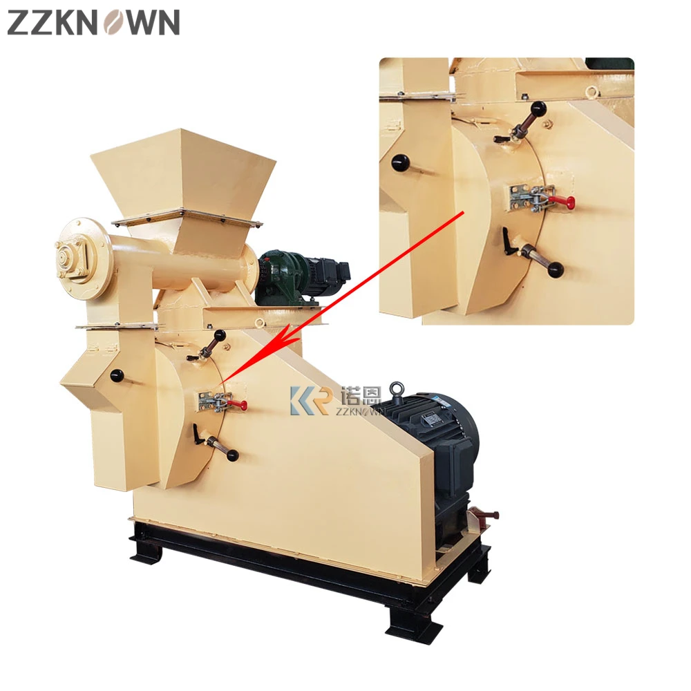 2 Tons/h Ring Die Feed Pellet Machine Animal Pellet Float Fish Dog Make Extruder Pet Food Feed Processing Machine