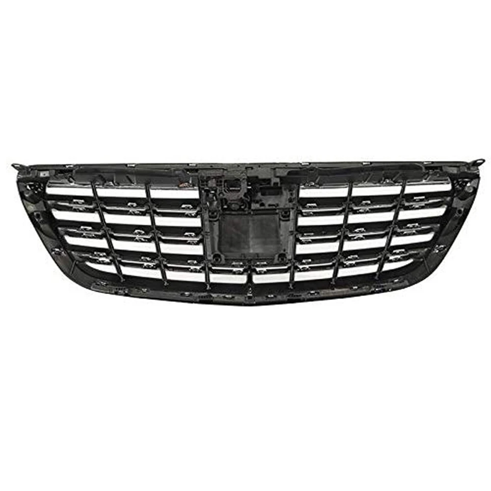 Fit 2014-2016 Front Bumper Chromed Grille Grill For Mercedes W222 S65 S550