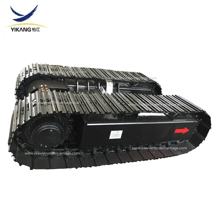 High Quality 30 tons load capacity of Steel Undercarriage with hydraulic motor for Heavy Construction Machinery Spare Parts