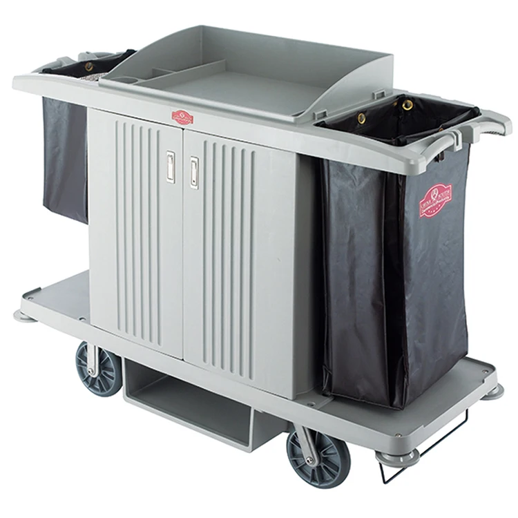 Hotel Housekeeping Cleaning Trolley Service Trolley Cart