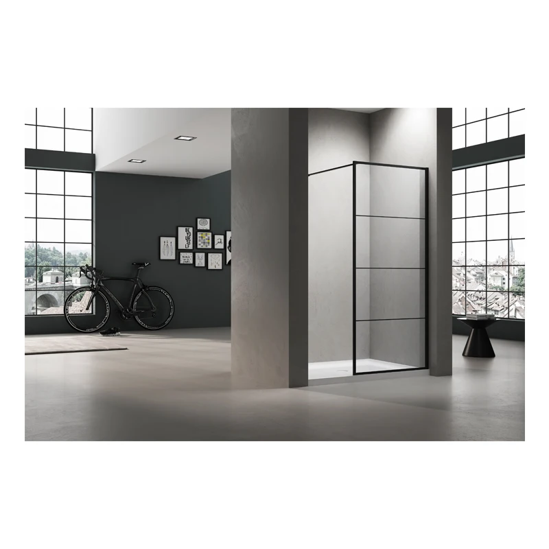 
Competitive price full glass shower cubicle enclosure with clear glass 