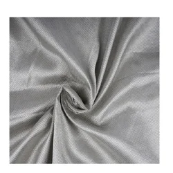soft silver fiber radiation protection fabric diamond lattice Suitable for mobile computer