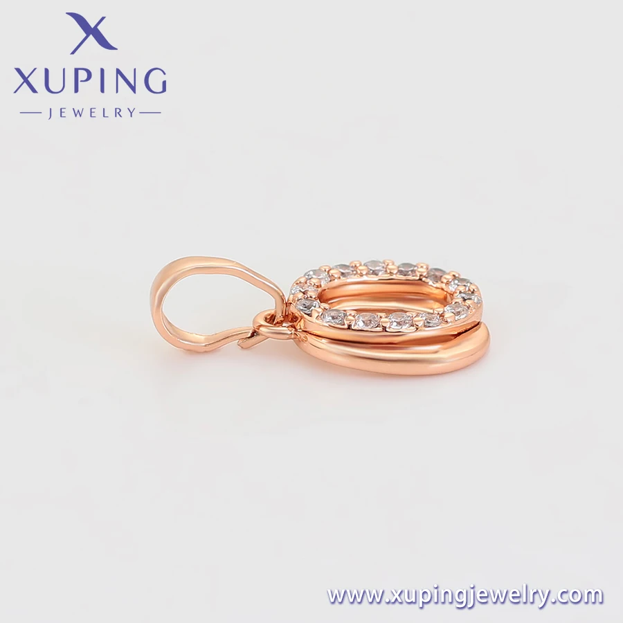 A00919923 Xuping fashion simplicity pendant Rose gold color Neutral Environmental Copper jewelry gifts best selling Pendant