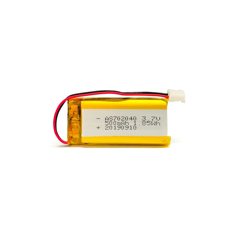 UL1642 CB CE UN38.3 certificates rechargeable battery 702040 3.7v 500mah lipo battery for mobile device