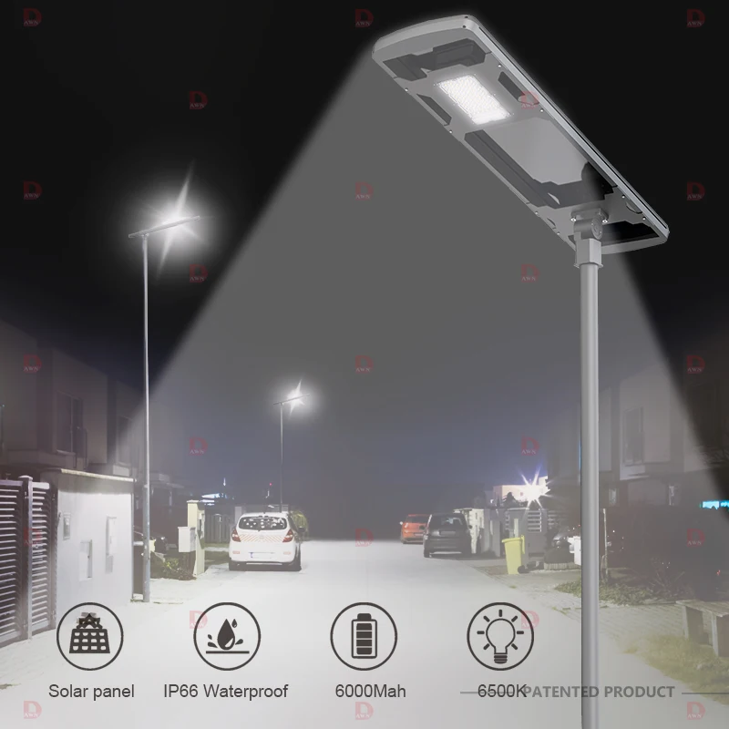 Уличный светильник на солнечной батарее 30 Вт 60