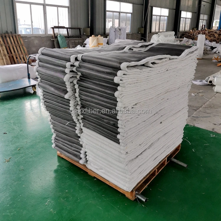 Non-metallic Expansion Joints Boiler Flue Glass Fiber Fabric using at 1200 Celsius degree