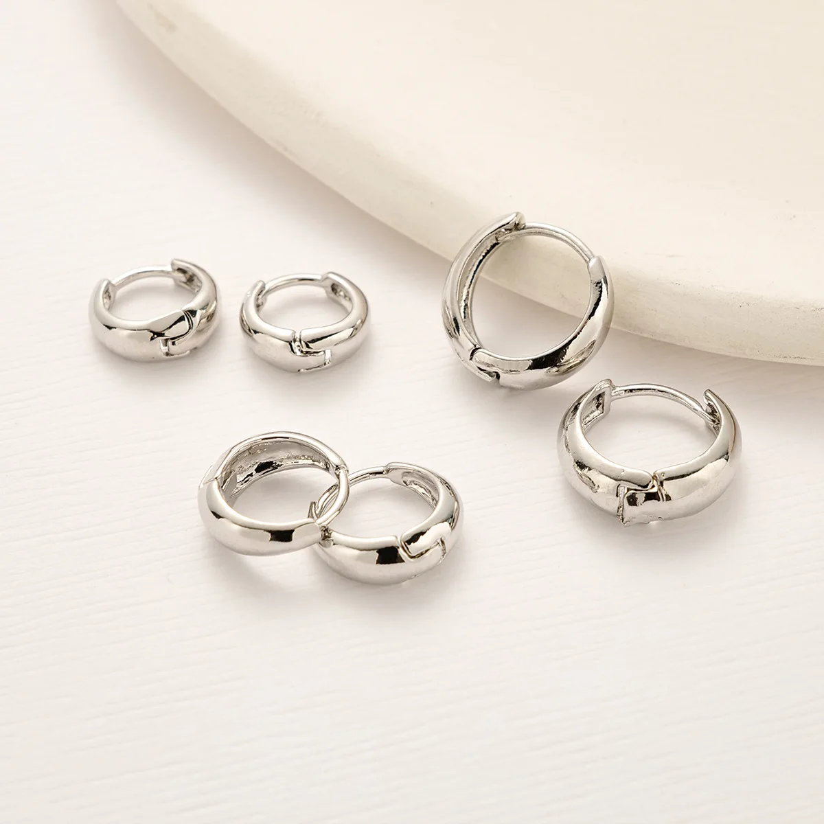 Fashion hoop earring set stud earrings online store 3 pair per set  wholesales N240971