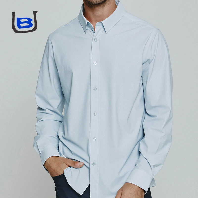 Мужская Повседневная рубашка с пуговицами
