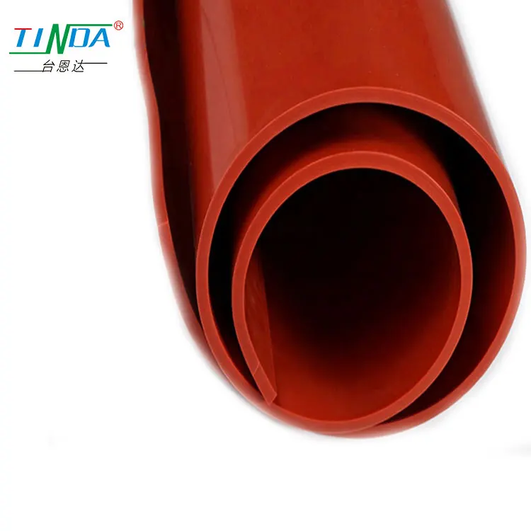 The customer order High elastic natural rubber Flame retardant silicone rubber sheet