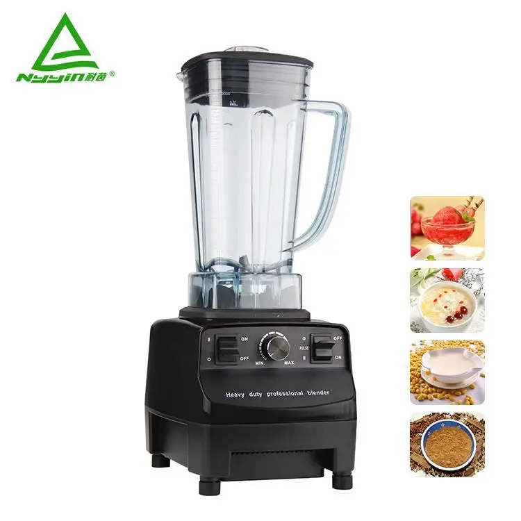 Gs Rohs Etl Coffee Orange Blender and Grinder Large Commercial Bar Blender Mixer Free Spare Parts Push Button Electric Plastic